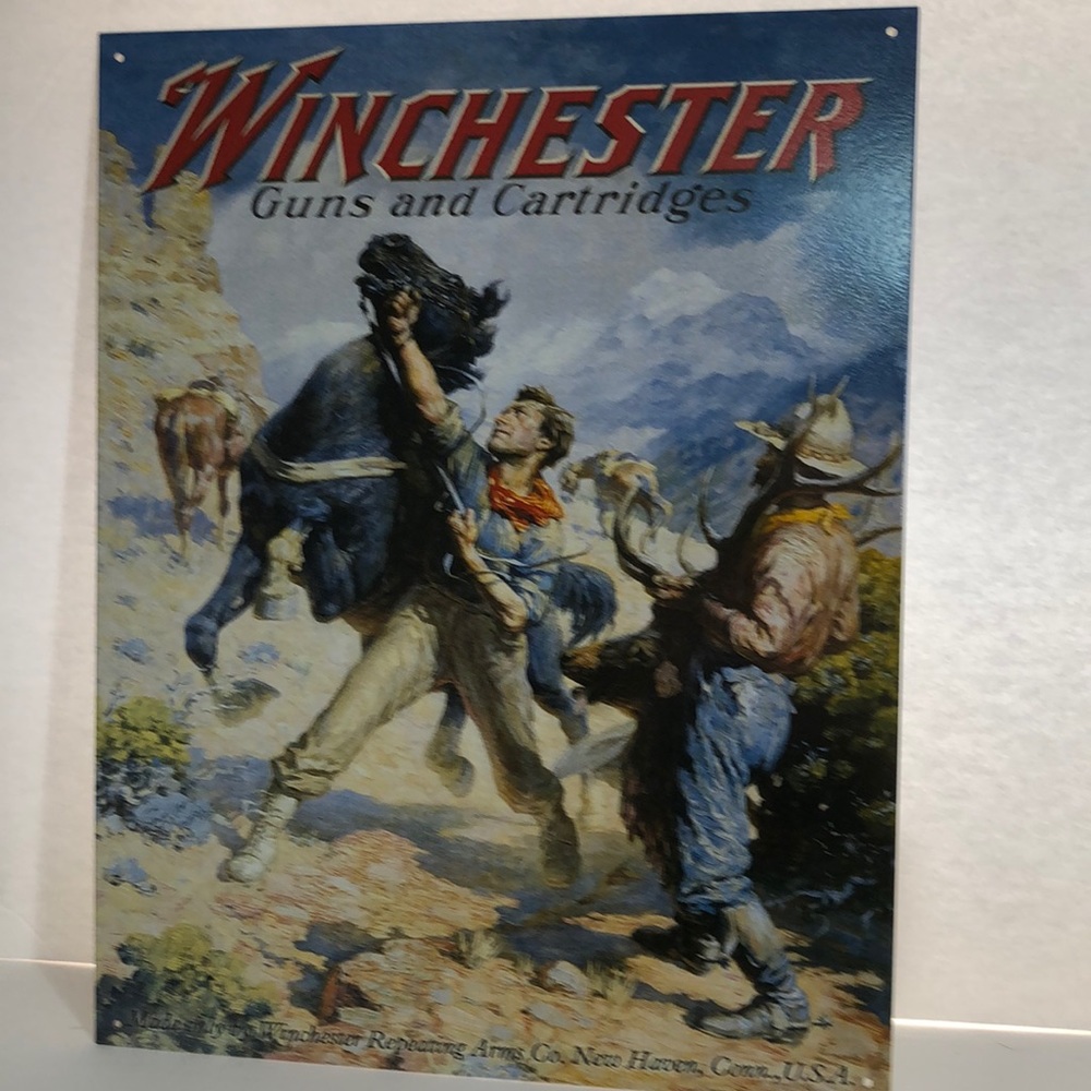Winchester spooked horse Metal wall art